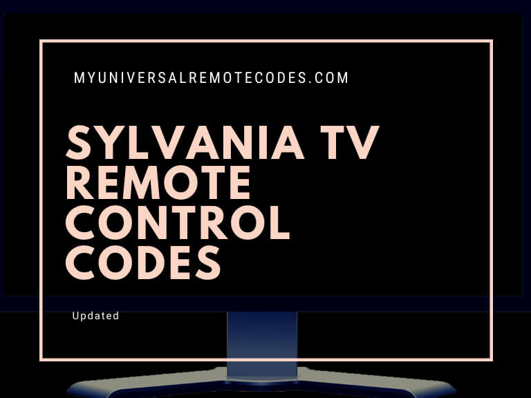 Sylvania Tv Remote Control Codes