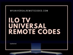 ILO TV Universal Remote codes
