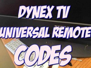 Dynex TV Universal Remote Codes