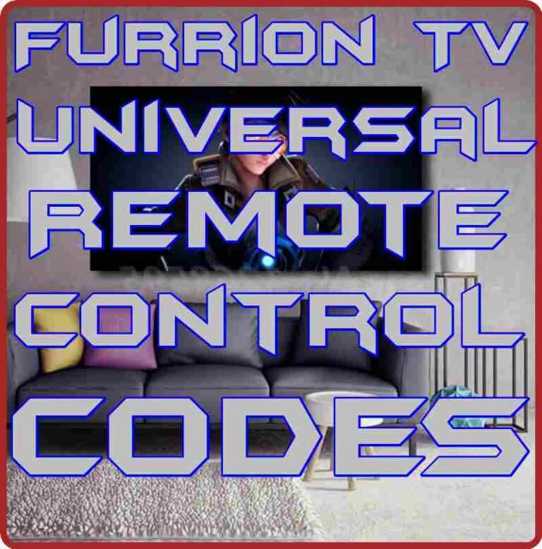 Furrion TV Universal Remote control codes and Programming