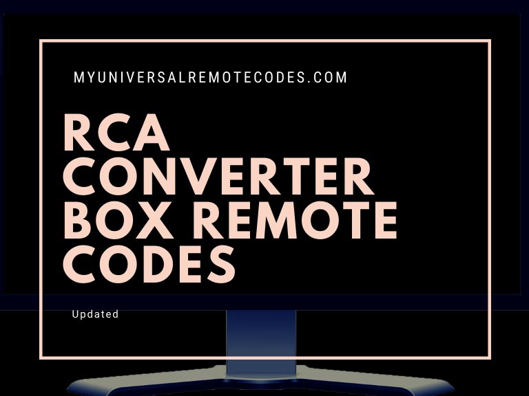 RCA Converter Box Remote Codes