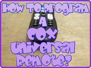 Cox Universal Remote control