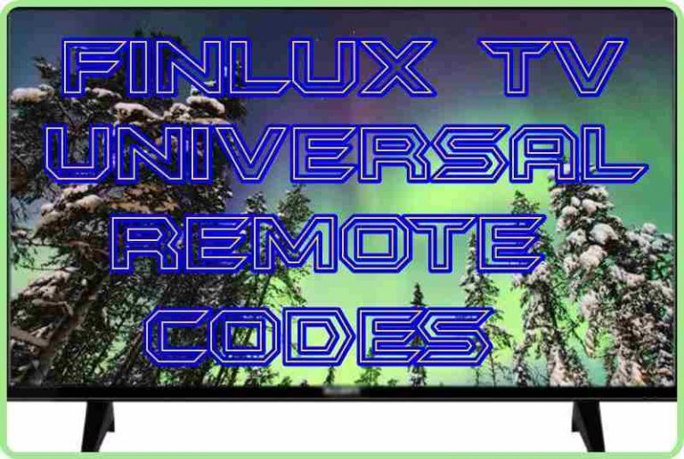 Finlux TVs Remote Control Codes and Setup Guide