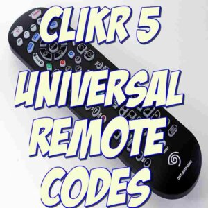 Spectrum CLIKR 5 UR5U-8780L & UR5U-8790L Universal Remote Codes