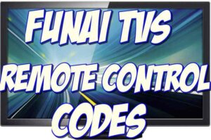 funai tv remote control codes