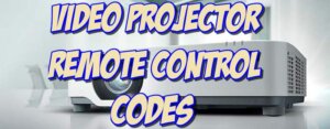 video projector remote codes