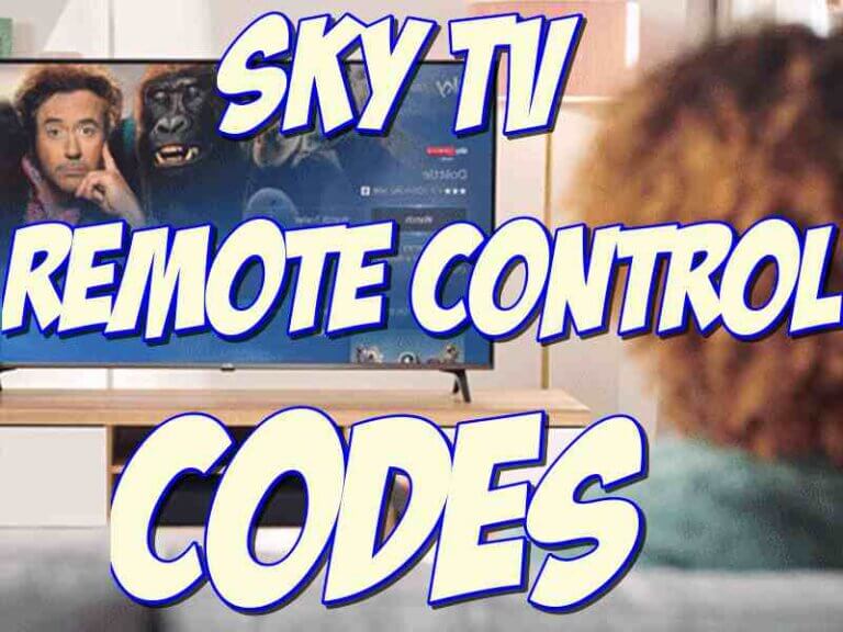 Sky TV Remote Codes and Setup Guide My Universal Remote Codes