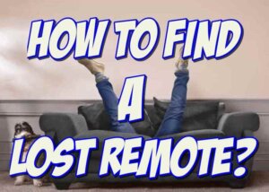 Lost Samsung remote control finder