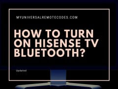 hisense tv bluetooth