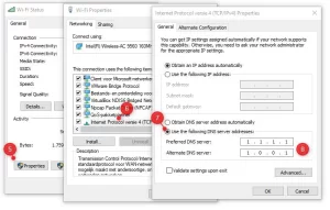 dns probe finished bad config