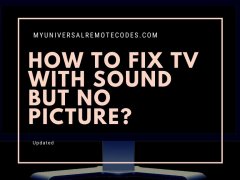 How To Fix TV With Sound But No Picture