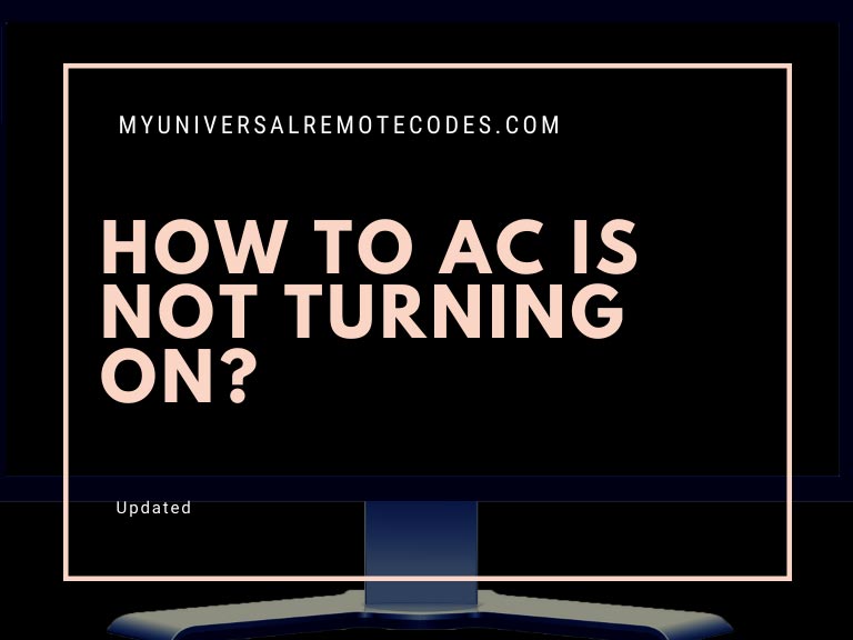 How to AC Is Not Turning on