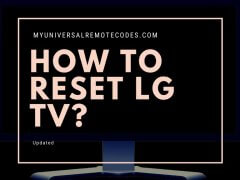 How to Reset LG TV