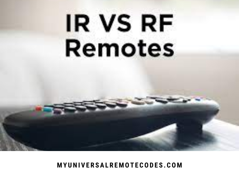 IR VS. RF REMOTES