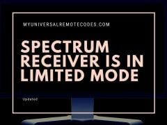 Spectrum Receiver is in Limited Mode