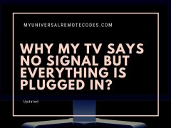 Why My TV Says No Signal But Everything Is Plugged In?
