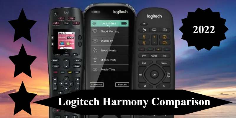 logitech harmony remotes comparison chart