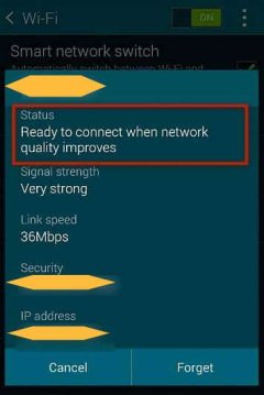 ready to connect when network quality improves
