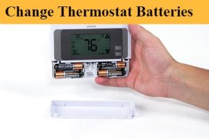change thermostat batteries