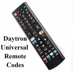 daytron tv universal remote codes