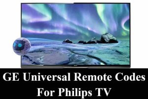 ge universal remote codes for philips tv