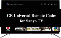 ge universal remote codes for sanyo tv