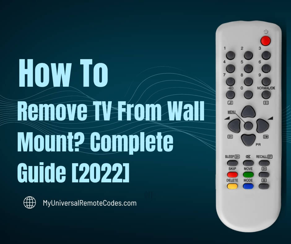 how to remove tv from wall mount
