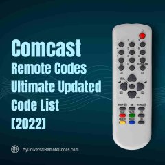 Comcast Remote Codes