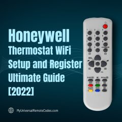 honeywell thermostat wifi setup and register