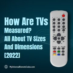 how are tvs measured