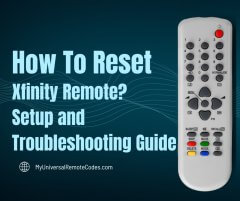 how to reset xfinity remote