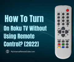 how to turn on roku tv without using remote control