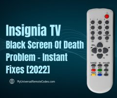insignia tv black screen of death