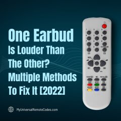 One Earbud Is Louder Than The Other