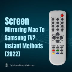Screen Mirroring Mac To Samsung TV