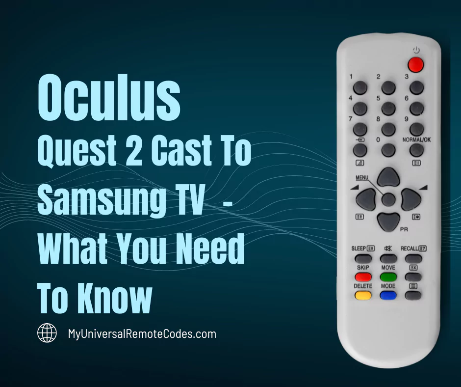 Oculus Quest 2 Cast To Samsung TV