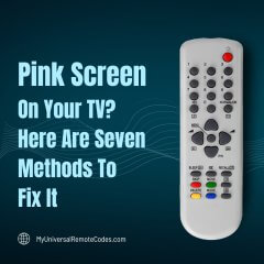Pink Screen On TV