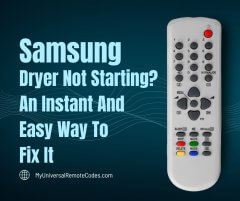 Samsung Dryer Not Starting