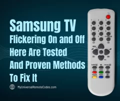 Samsung TV Flickering On and Off