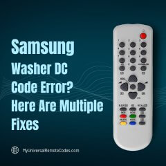 Samsung Washer DC Code Error