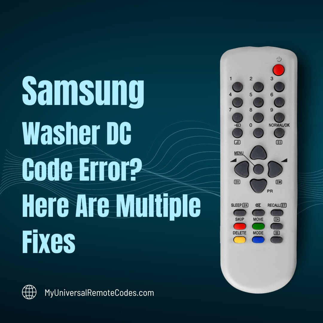 Samsung Washer DC Code Error? Here Are Multiple Fixes