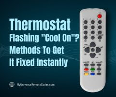 Honeywell Thermostat blinking Cool On