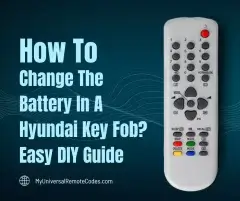 How to Change the Battery in a Hyundai Key Fob
