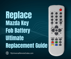 Replace Mazda Key Fob Battery