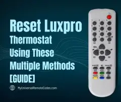 Reset Luxpro Thermostat