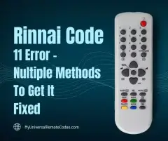 Rinnai Code 11 Error