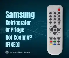 Samsung Refrigerator Or Fridge Not Cooling