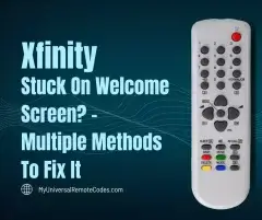 Xfinity Stuck On Welcome Screen