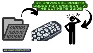 GE Universal Remote Codes for Emerson TV