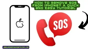 How to Remove SOS from iPhone